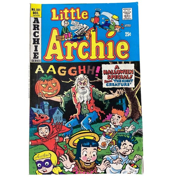 Little Archie #101 December 1975 Halloween Special The Night Creature - Picture 1 of 6